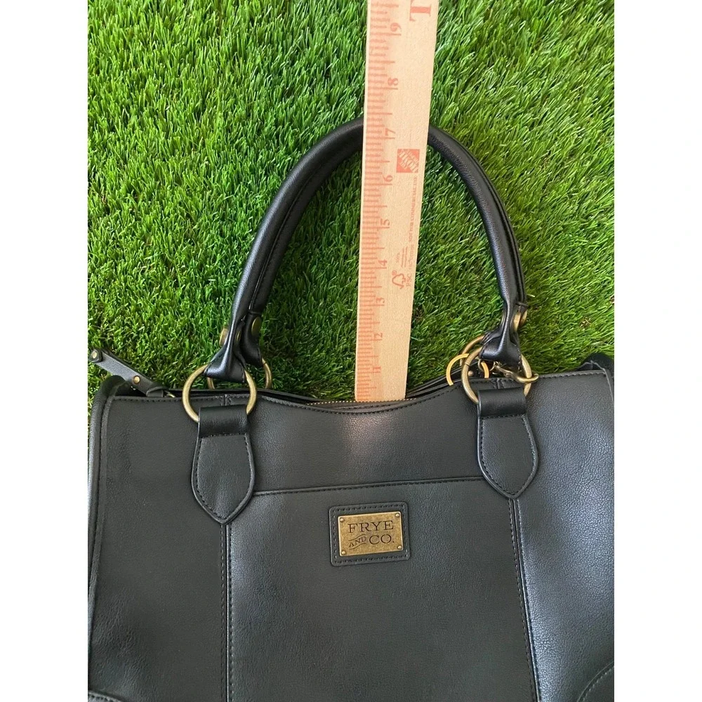 Frye and Co Satchel Shoulder bag leather (with‎ cross body strap) 14x10x5
